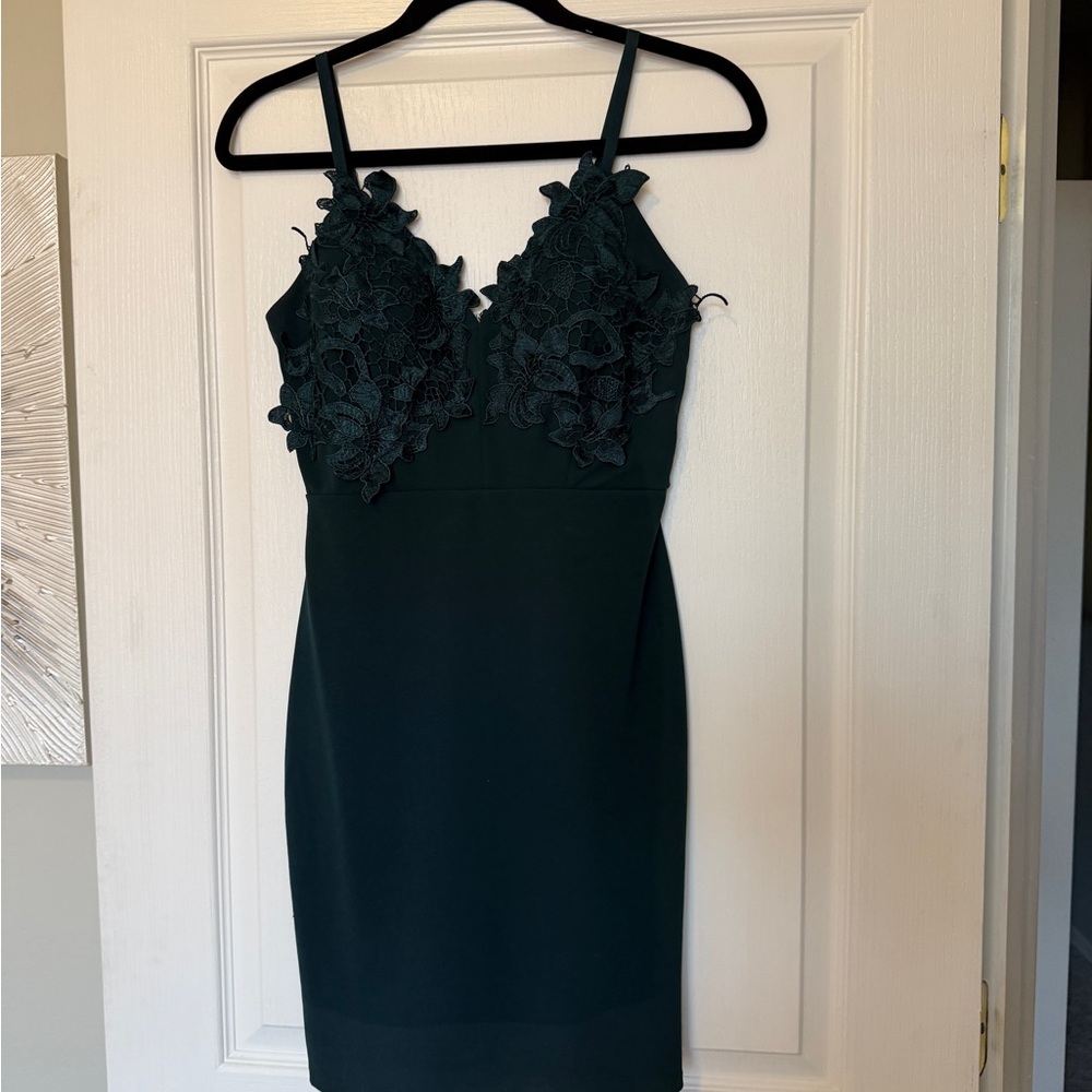 Haute Monde Deep Green Dress